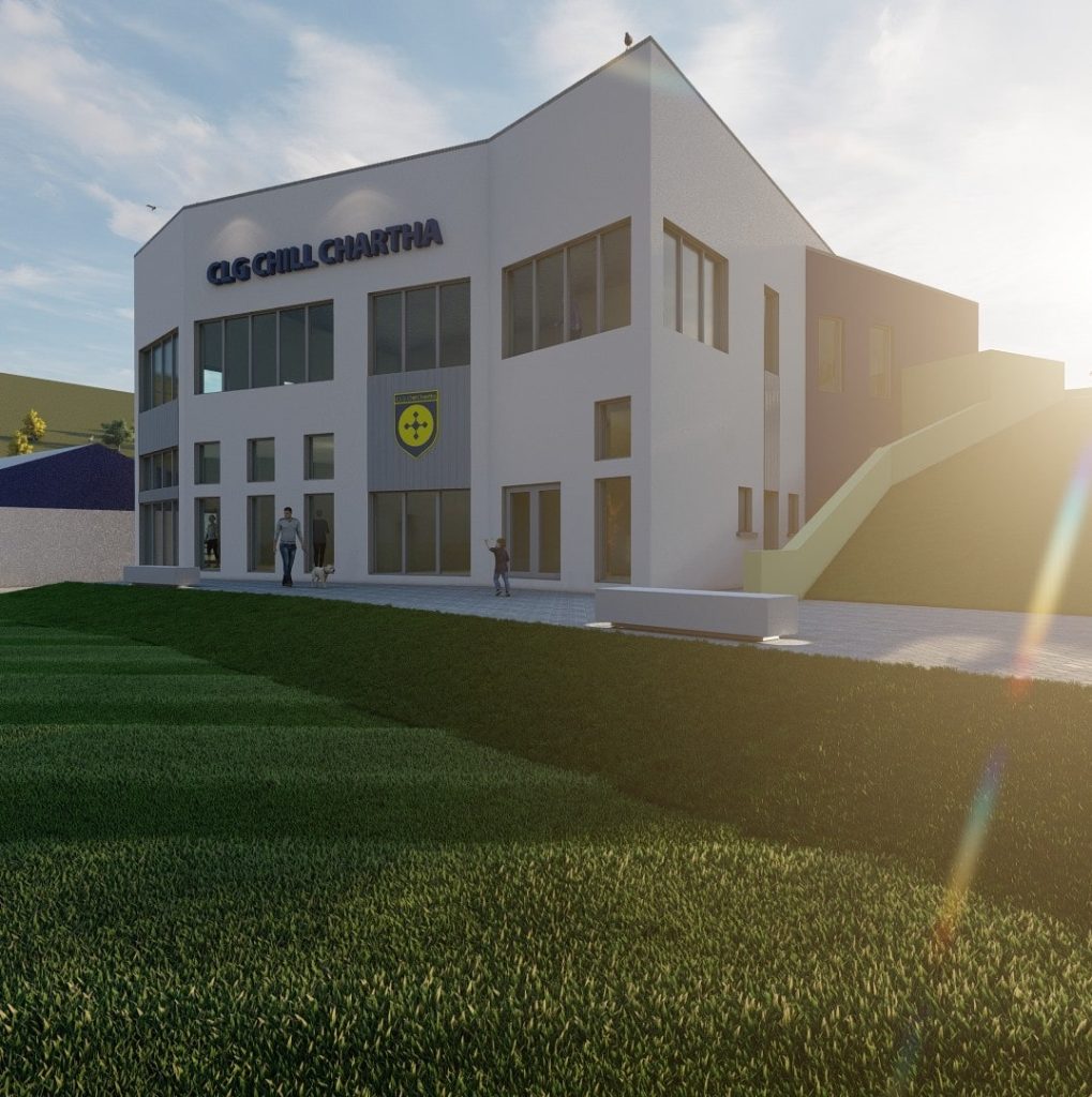 McDevitt Architects designed the new CLG Chill Chartha clubhouse in Donegal, a modern sporting and community hub with gym, offices, and event spaces.